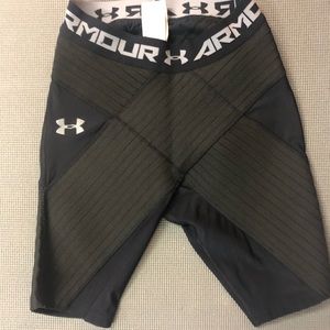 Under armour padded shorts. Youth small.
